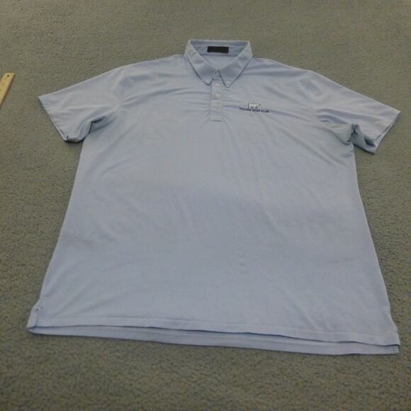 G/Fore Shirt Mens XXL Polo Golf Striped Blue Performance Golden Bear Club - Picture 1 of 12
